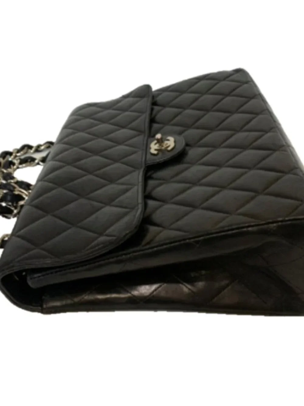 Chanel Black Sac Class Rabat Noir 94305 Shoulder Bag